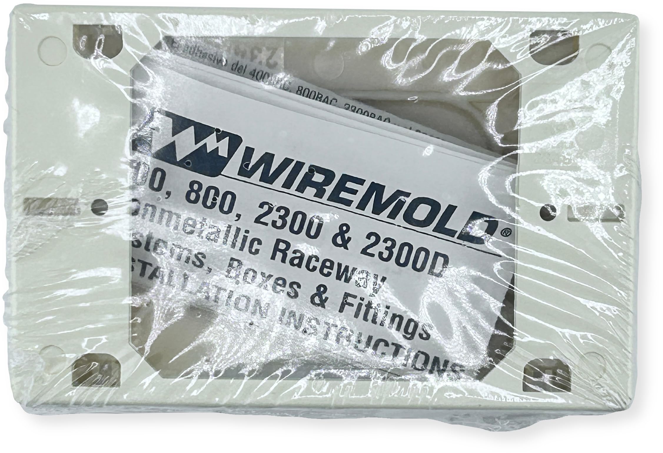Wiremold 2348S/51 NM Shallow EXT. Box 2300 Ivory, White - Amazon.com